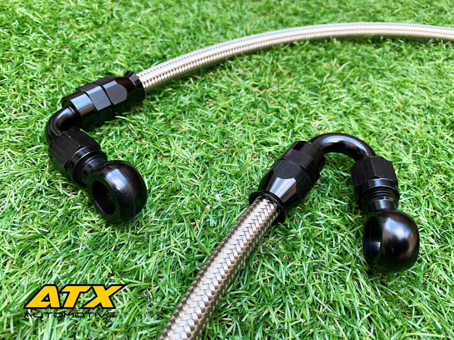 Suzuki Jimny High Pressure Power Steering Hose - Stainless Braided 1998-2017